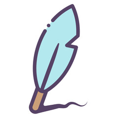 quill feather pen icon
