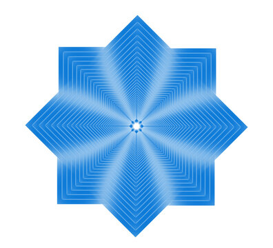 3d star design  illustration decoration, geometric wallpaper