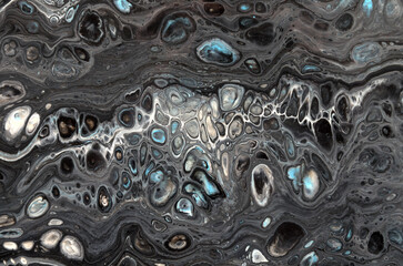 art background black with colored cells