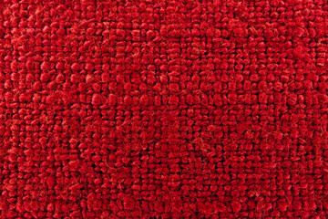 a close-up shot of red linen clothes