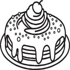 Food Drink & Sweets coloring pages. Food Drink & Sweets outline for coloring book