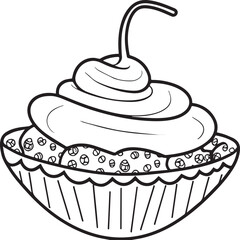 Food Drink & Sweets coloring pages. Food Drink & Sweets outline for coloring book