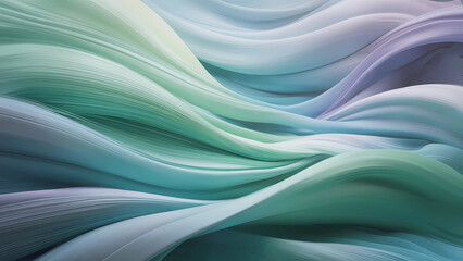 Tranquilidad en azul: una obra de arte que fluye como seda, con texturas suaves y curvas que invitan a sumergirse en la calma del color y la figura