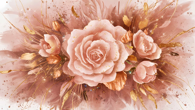 Elegancia primaveral: Un hermoso manojo de flores que evoca la frescura de la primavera y la serenidad de una huerta en un regalo visual lleno de color y belleza