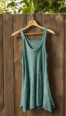 Eco-friendly top on hanger