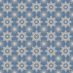 Seamless vector lace pattern decorative print for wallpaper, textile, paper, gifts beautiful background 