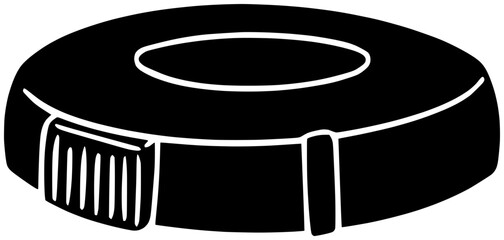 construction illustration tool silhouette work logo labor icon repair outline equipment tape worker house measuring clothes black instrument industry shape building builder renovation for vector