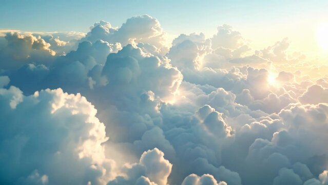 Celestial Canvas: A Bird's Eye View of Cloudscapes. Generative ai