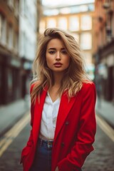 Beautiful Young Girl  in Office Wear