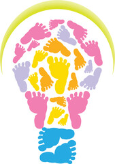 Illumination Innovation: Bulb Icon Logo