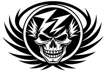 grateful dead  silhouette vector design white background
