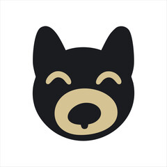 Pet dog icon symbol template for graphic and web design collection logo vector illustration 