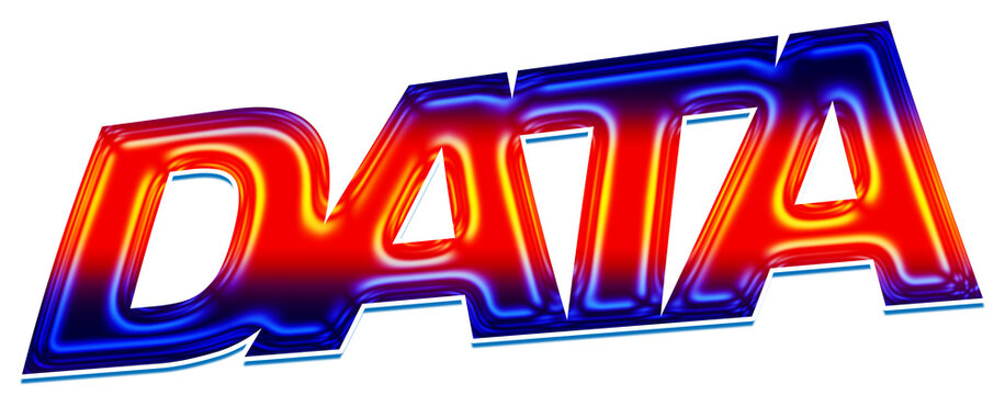 Data, text, creative, design word, Illustration