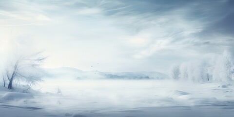 Obraz premium White snow winter blurred landscape background. Nature outdoor chirstmax xmas new year vibe scene