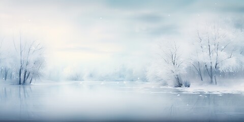 White snow winter blurred landscape background. Nature outdoor chirstmax xmas new year vibe  scene