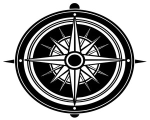 Compass rose vector