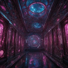 space tunnel, Generative AI 