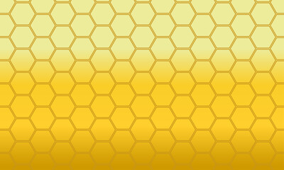 Geometric seamless pattern with yellow honeycomb.