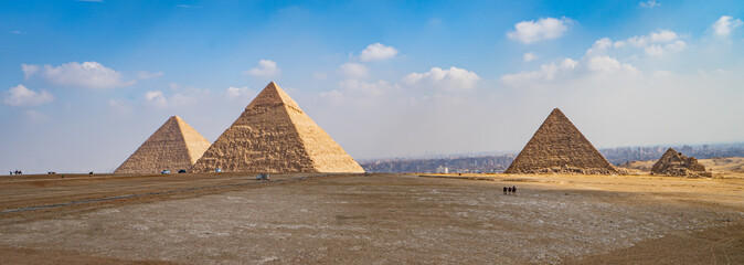 The Giza pyramid complex  in Egypt is home to the Great Pyramid  of Khufu, the Pyramid of Khafre,...