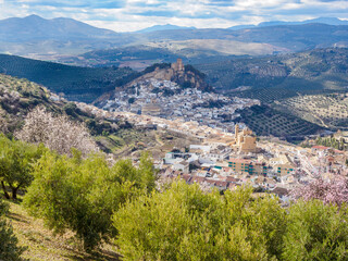 Montefrio village and castle of Granada province. Andalusia