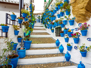 Iznajar beautiful village of Cordoba province. Andalusia