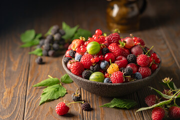 Various fresh berries