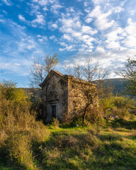 Scenic view in the village of Barrea, province of L'Aquila in the Abruzzo region of Italy. - 790249438