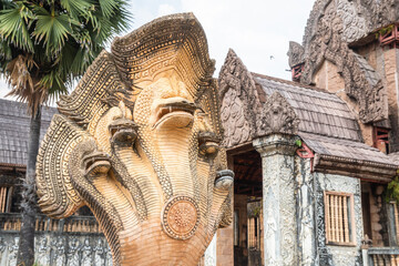 Buddhist temple, Asian culture, Chingrai, Thailand, architecture of Asia