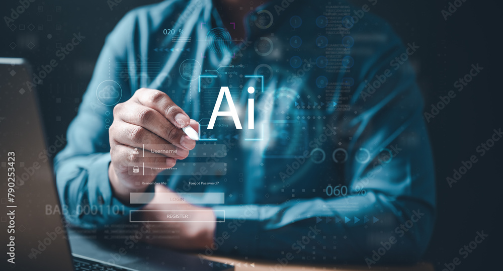Poster iot, artificial, algorithm, artificial intelligence, ai, brain, future, intelligence, learning, neur