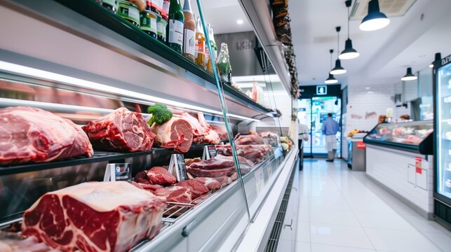Mercado de carnes frescas 