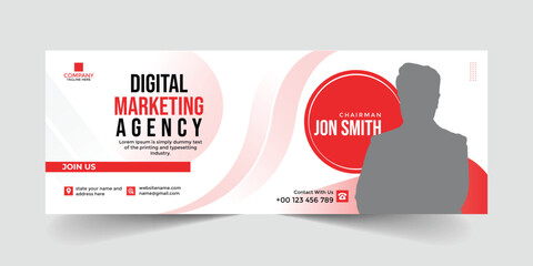 Digital marketing agency social media marketing promotion banner