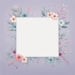 Obraz premium Vector botanical banners with flowers, floral border background,space for text Banner or flyer sale template Romantic design for natural cosmetics, perfume, women products. greeting card,