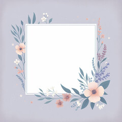 Obraz premium Vector botanical banners with flowers, floral border background,space for text Banner or flyer sale template Romantic design for natural cosmetics, perfume, women products. greeting card,