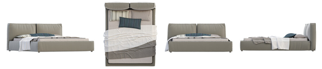 Elegant bedroom with classic furniture