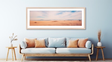 A panoramic landscape of the Australian outback in the early morning light