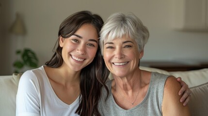 A Mother and Daughter Portrait