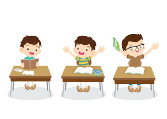 students and teacher in classroom