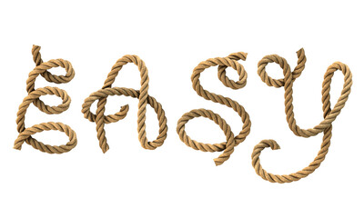 3D render of the text 