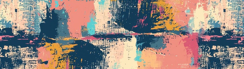 Graphic Prints. Seamless grungy textured. Repeatable abstract background.