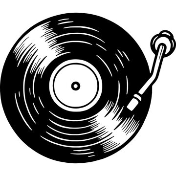recommend clip art: Vinyl Record Player 