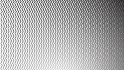 Black and white zig zag pattern background for fabric style or texture element