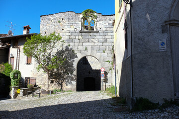 Il borgo di Villincino a Erba in provincia di Como, Lombardia, Italia.
