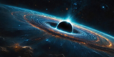 black hole space dreams - obrazy, fototapety, plakaty