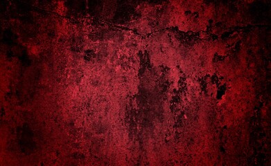 Red Background. Scary bloody walls. black wall with blood outline for halloween background