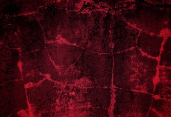 Red Background. Scary bloody walls. black wall with blood outline for halloween background