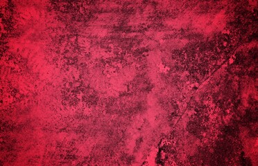 Red Background. Scary bloody walls. black wall with blood outline for halloween background