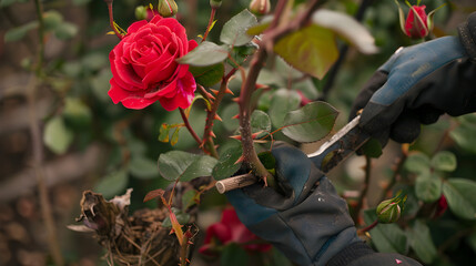 A Comprehensive Visual Guide to Pruning Rose Bushes for Enhanced Growth and Bloom