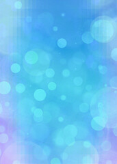 Blue bokeh vertical background for Banner, Poster, ad, celebration, event and various design works