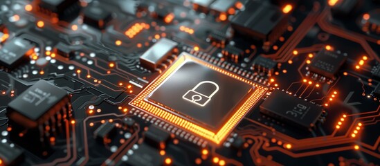 Obraz premium This processor is responsible for implementing various data protection measures, allowing you to keep sensitive information safe.