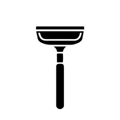 Shaving razor icon vector graphics element silhouette 
sign symbol illustration on a Transparent Background